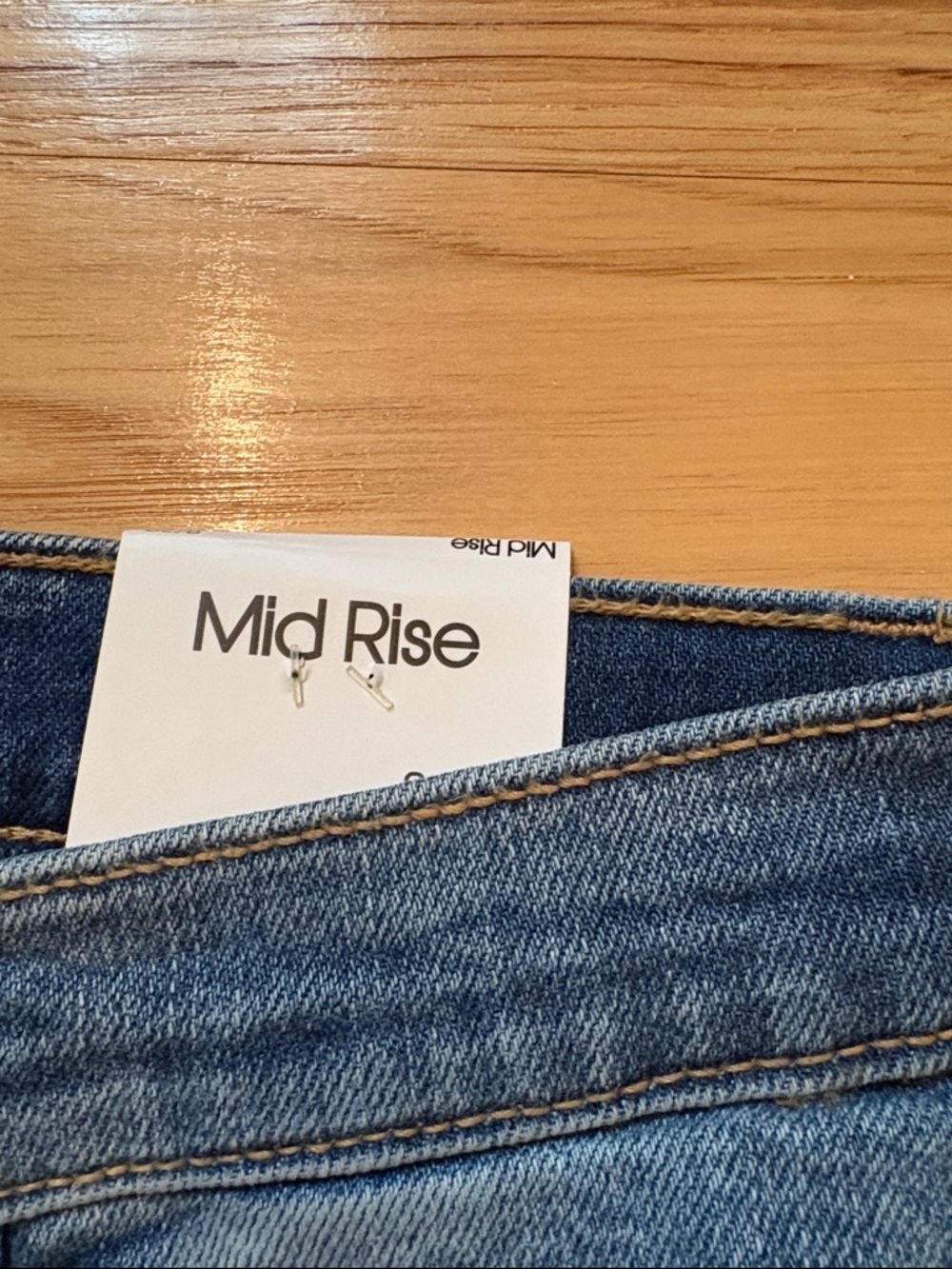 Sneak Peek Light Blue Denim Jeans - Picture 4 of 6